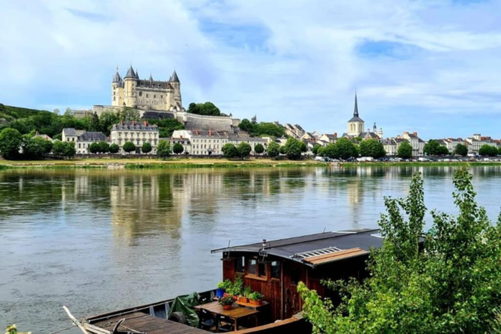 Appartement Loire Et Chateau, Hyper Centre, Vue Loire, Linge Inclus, 3Eme Etage Saumur Bagian luar foto